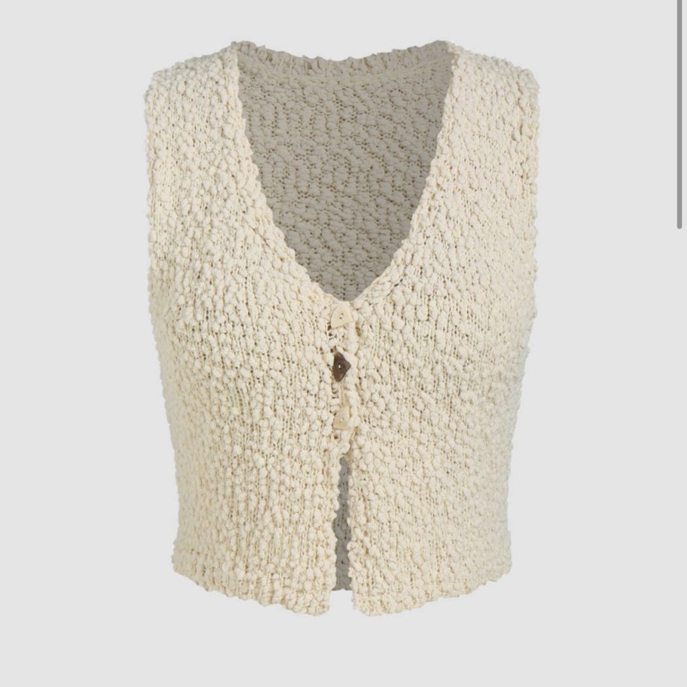 Knit vest